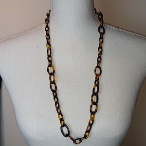 J Crew tortoise necklace